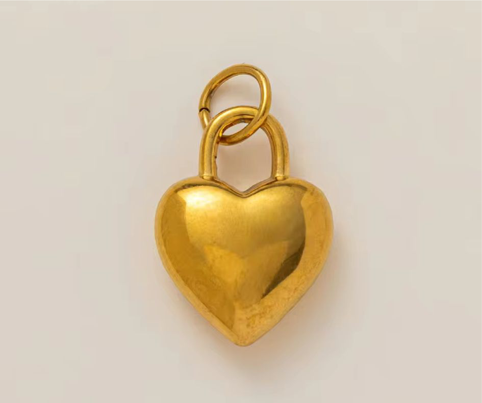 Classic Polished Heart